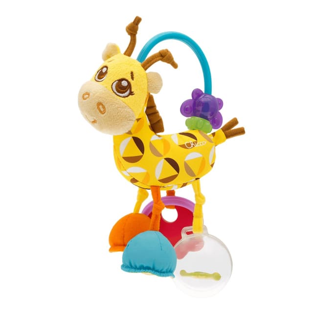 CHICCO Mrs Giraffe Textile Rattle