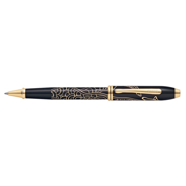 CROSS Year ot Dog Townsend Blk Lacq/23CT Rollerball Pen
