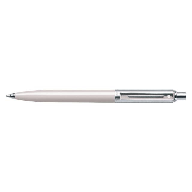 SHEAFFER Sentinel White/Chrome Ballpoint Pen Hang Sell