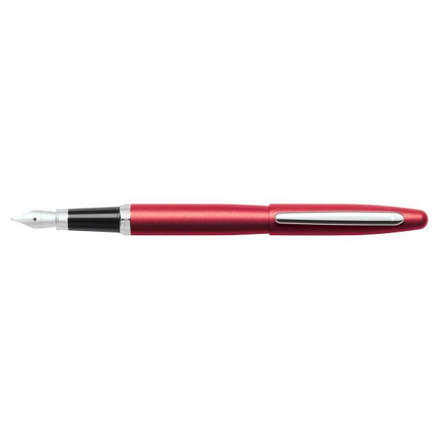 Sheaffer® VFM 9403 Satin Excessive Red Fountain pen with Chrome TRIM - Medium