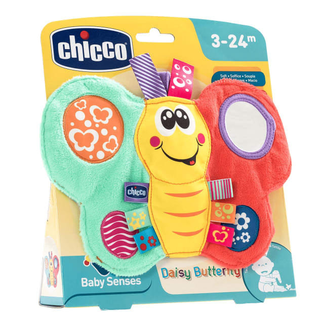 CHICCO Daisy Butterfly Textile Rattle