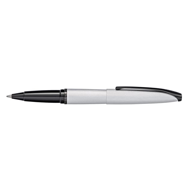 CROSS ATX Brushed Chrome Etched Diamond Selectip Roller Ball Pen