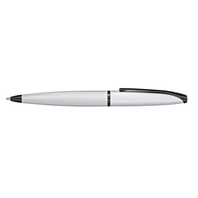 CROSS ATX Brushed Chrome Etched Diamond Ballpoint Pen