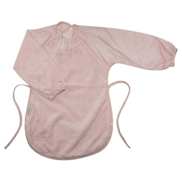 SILLY BILLYZ TOWEL MESSY EATER BIB ANTIQUE PINK