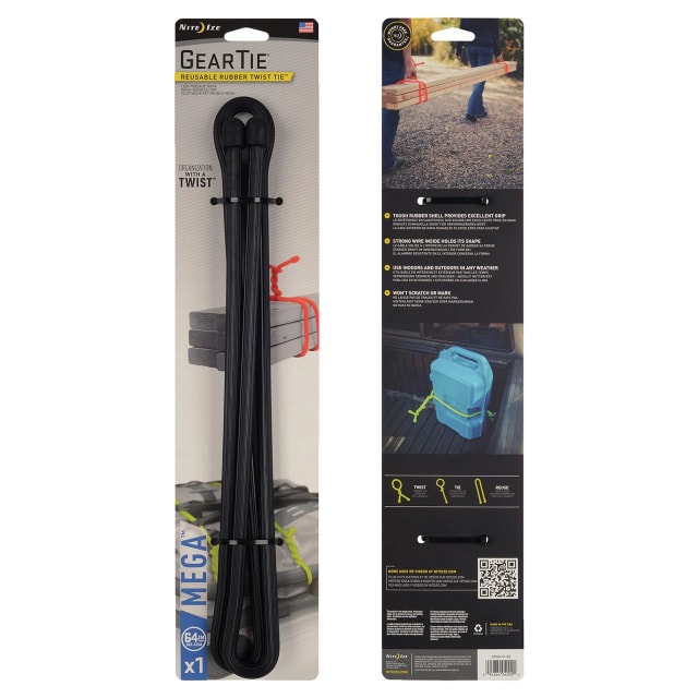 NITE IZE Gear Tie庐 Mega Twist Tie 64in Blk