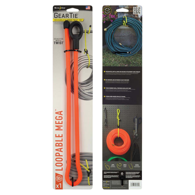 NITE IZE Gear Tie庐 Loopable Mega Twist 32in Orge