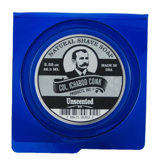 COL CONK Unscented Shave Soap 66ml