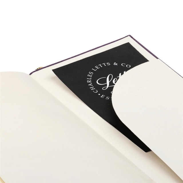 LETTS Legacy Slim Pkt N/Book w/ Gld pen Prpl