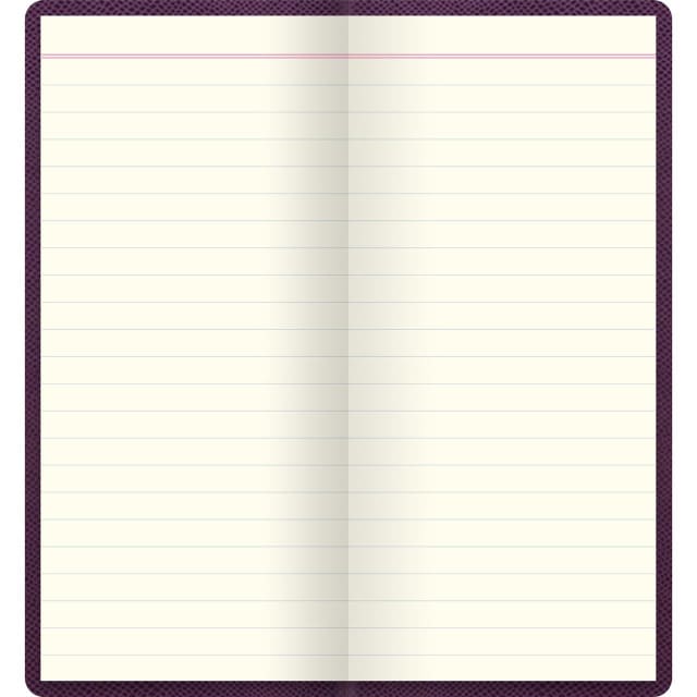 LETTS Legacy Slim Pkt N/Book w/ Gld pen Prpl