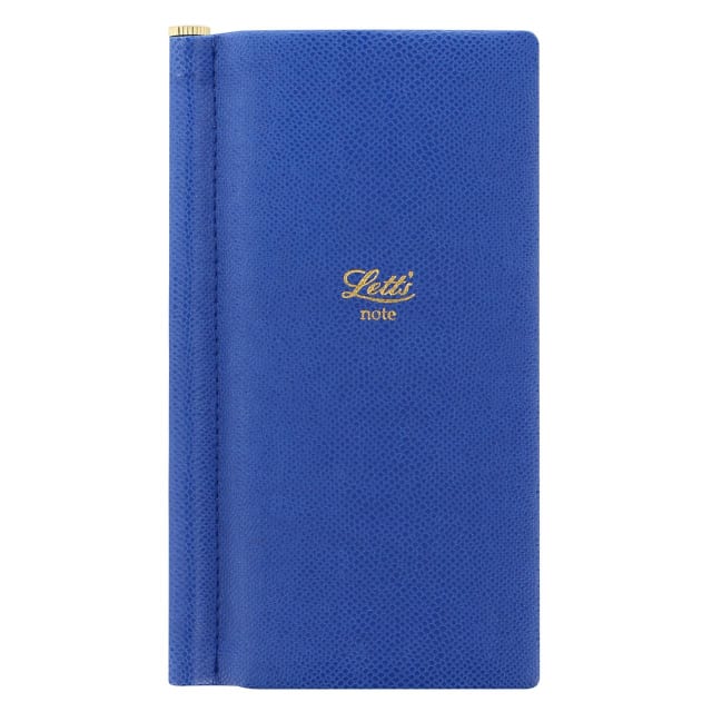 LETTS Legacy Slim Pkt N/Book w/ Gld pen Blue