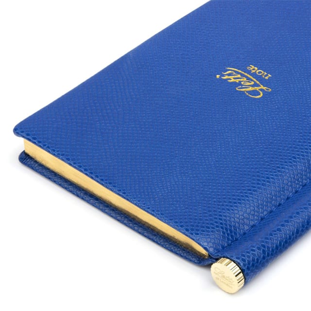 LETTS Legacy Slim Pkt N/Book w/ Gld pen Blue