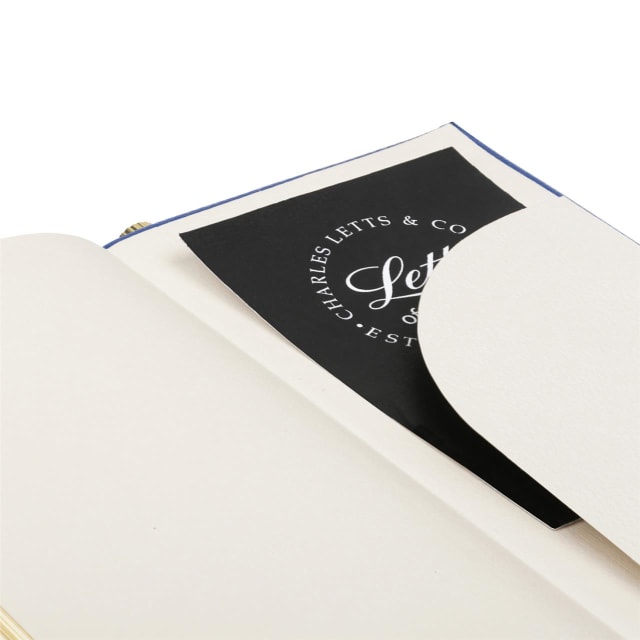 LETTS Legacy Slim Pkt N/Book w/ Gld pen Blue