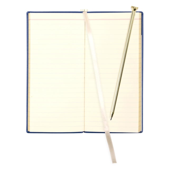 LETTS Legacy Slim Pkt N/Book w/ Gld pen Blue