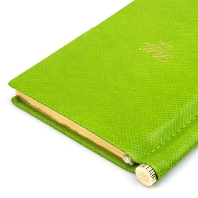 LETTS Legacy Slim Pkt N/Book w/ Gld pen Green
