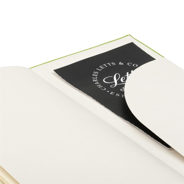LETTS Legacy Slim Pkt N/Book w/ Gld pen Green