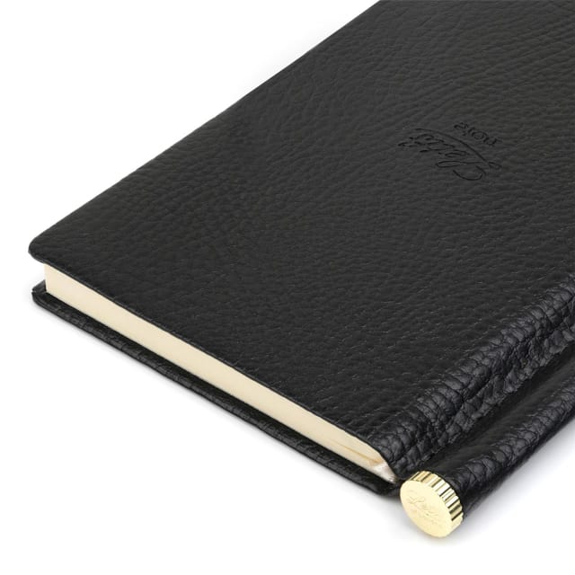 LETTS Origins Slim Pkt N/Book w/ Gld pen Blk