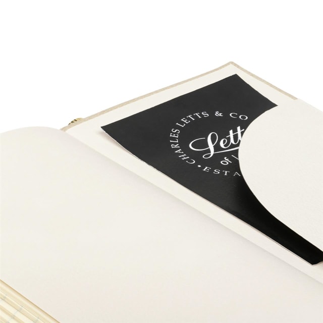 LETTS Origins Slim Pkt N/Book w/ Gld pen Stn