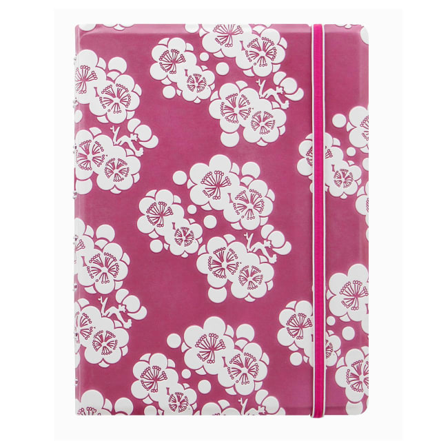 FILOFAX A5 Impressions Notebook Pink/White