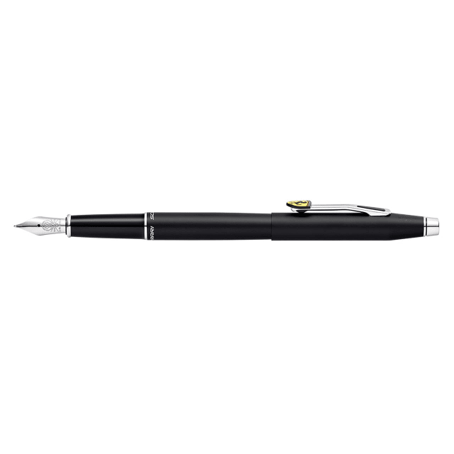 CROSS Ferrari Century Matte Black Lacquer Fountain Pen Medium Nib