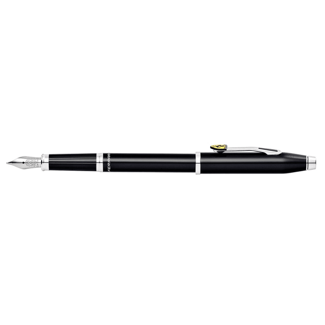 CROSS Ferrari Century II Glossy Black Lacquer Fountain Pen, Medium Nib