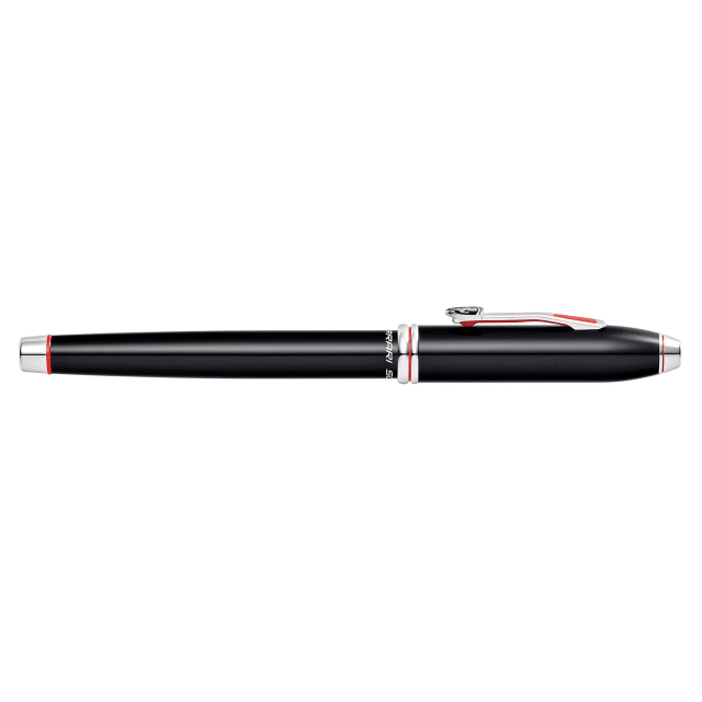 CROSS Ferrari Townsend Glossy Black Lacquer Fountain Pen, Medium Nib