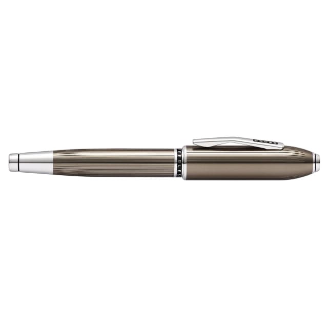 CROSS Peerless Titanium Grey Engraved Lacquer Rollerball Pen