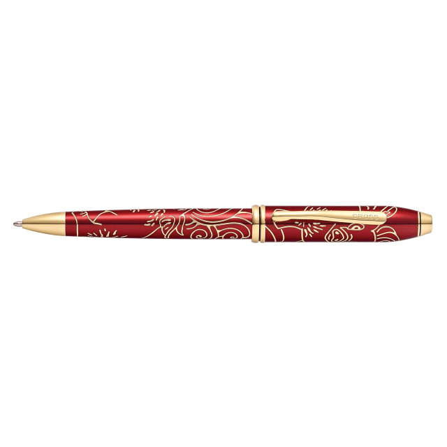 CROSS Select item 782 Year ot Pig Townsend Red Lacquer/23ct Ballpoint Pen