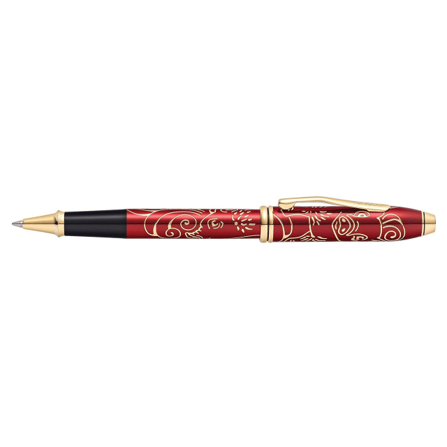 CROSS Year ot Pig Townsend Red Lacquer/23ct Rollerball Pen