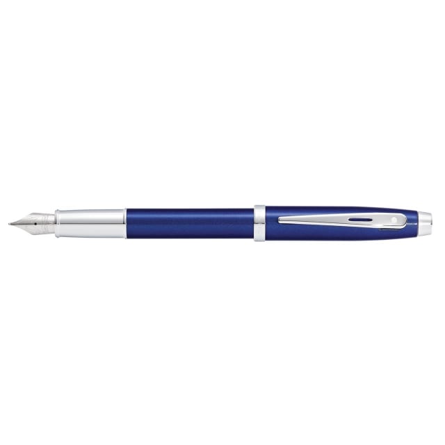 SHEAFFER 100 Blue Lacq/Chrome Plate MFP HS
