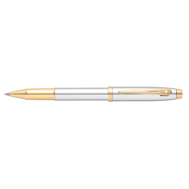 Sheaffer® 100 Chrome/Gold Trim Plate Rollerball Pen