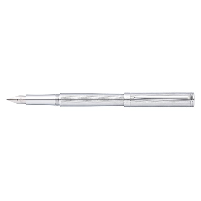 SHEAFFER Intensity Engraved Chrome Medium Fountain Pen