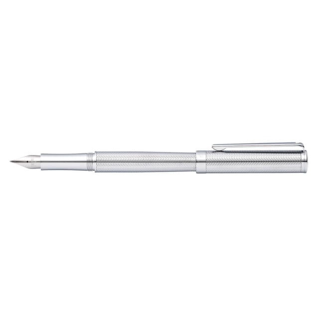 SHEAFFER Intensity Engraved Chrome Medium Fountain Pen