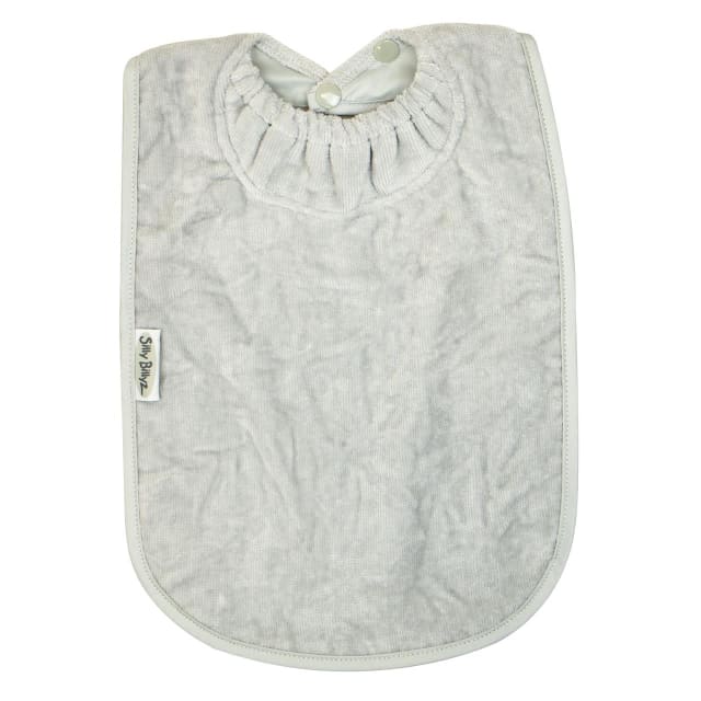 SILLY BILLYZ TOWEL XL BIB SILVER