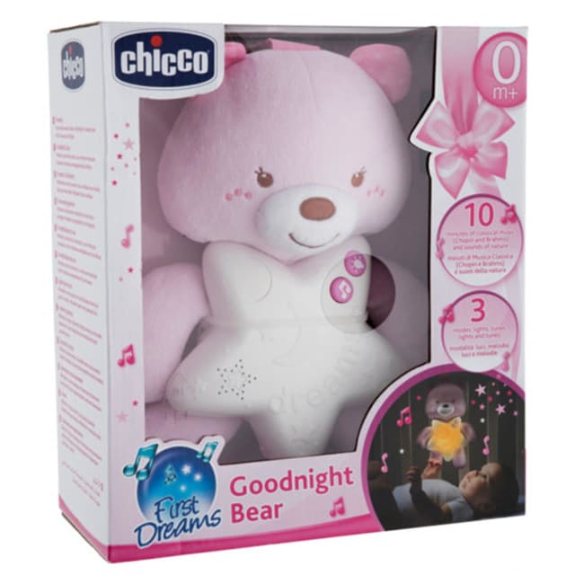 CHICCO GoodNight Bear Pink
