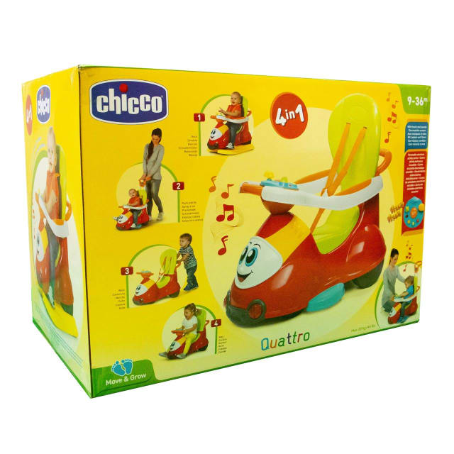 CHICCO Quattro 4 in 1 Red Ride On