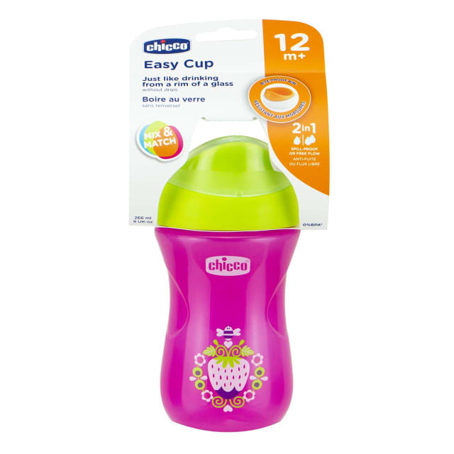 CHICCO Easy Cup 12M+ Girl 1pk 266ml