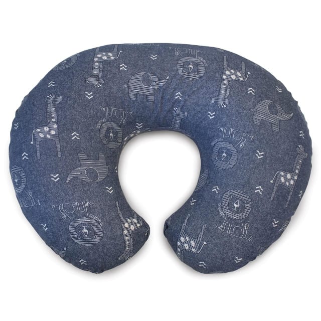 CHICCO Boppy: Pillow - Denim Animals
