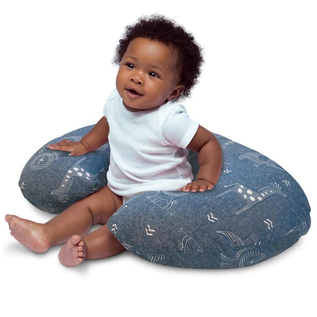 CHICCO Boppy: Pillow - Denim Animals