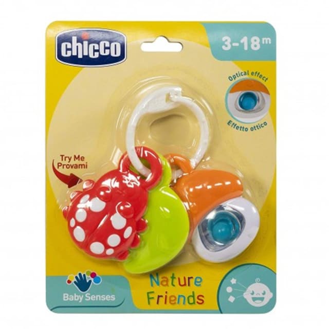 CHICCO Nature Friends Plastic Rattle