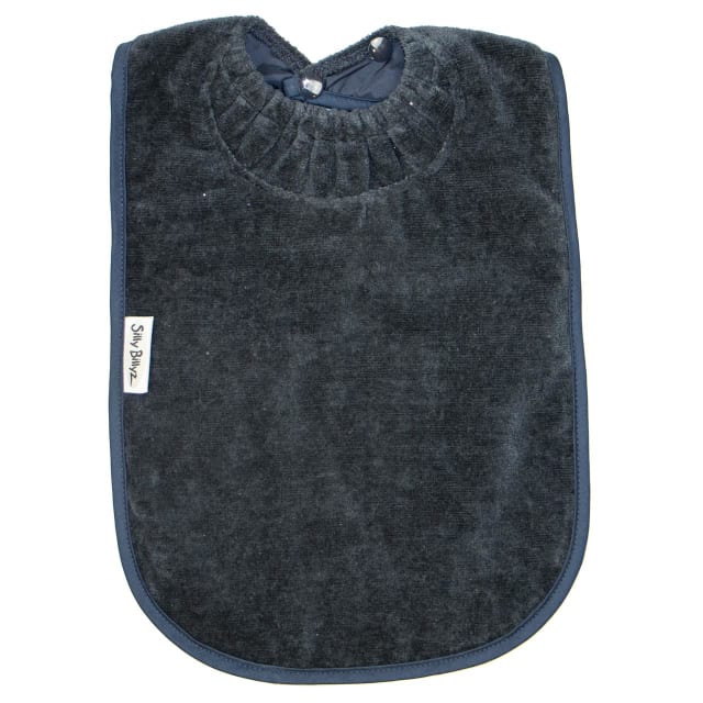 SILLY BILLYZ TOWEL XL BIB NAVY