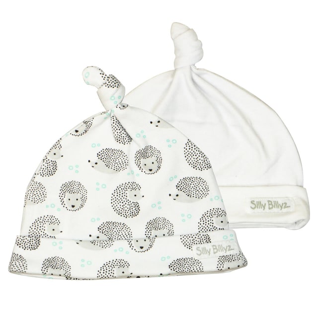 SILLY BILLYZ JERSEY BABYHAT 2PK HEDGEHOG
