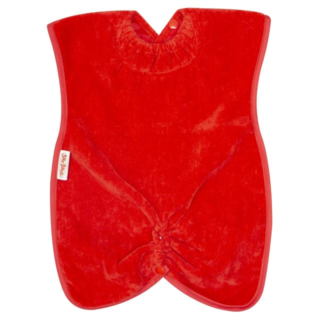 SILLY BILLYZ TOWEL HIGHCHAIR HUGR BIB RED