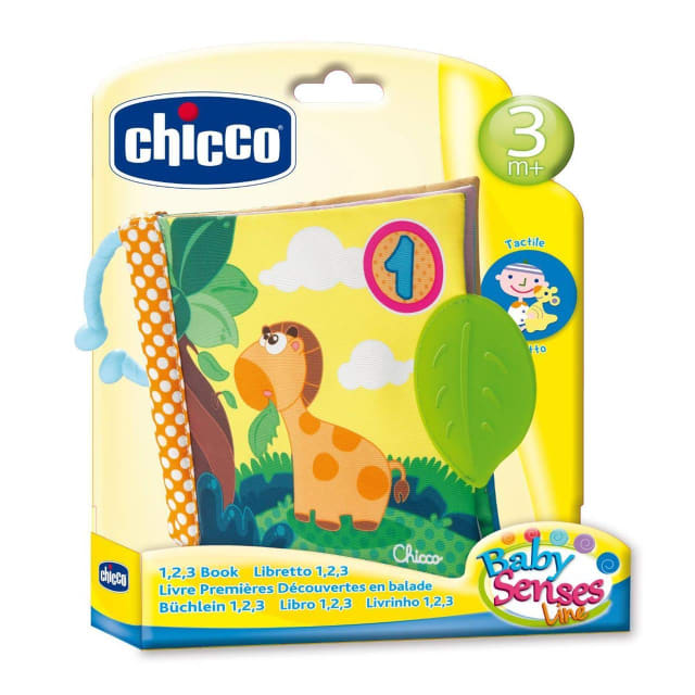 CHICCO (Fabric) 1-2-3- Book Stroller Toy