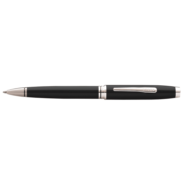 CROSS Coventry Black Lacquer with Chrome Ballpoint Pen