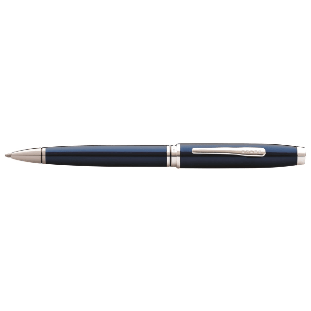 CROSS Coventry Blue Lacquer with Chrome Ballpoint Pen