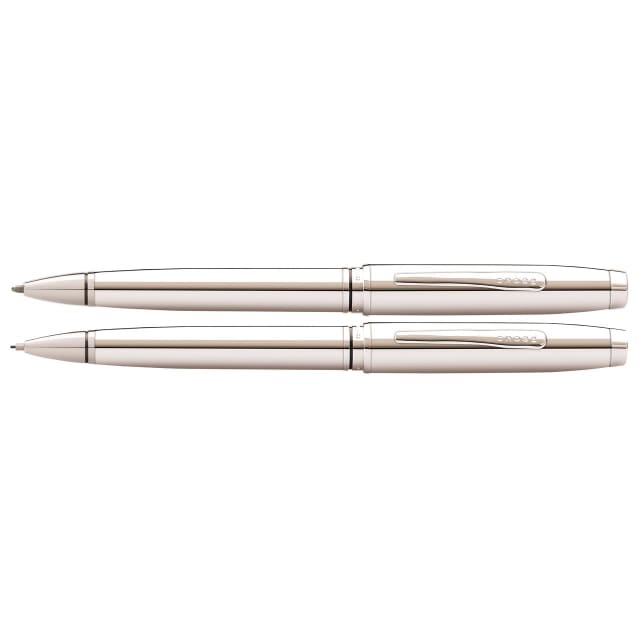 CROSS Coventry Lustrous Chrome Ballpoint & 0.7 Pencil Set