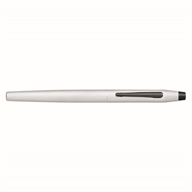 CROSS Classic Century Brushed Chrome Fountain Pen, Medium Nib