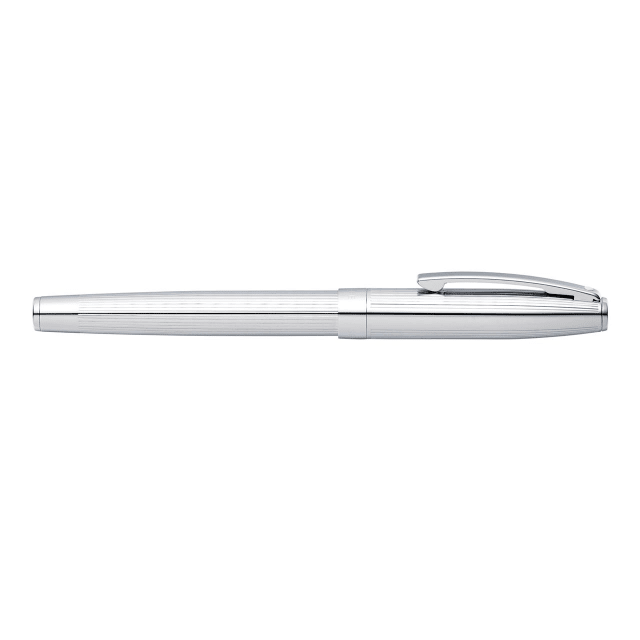 SHEAFFER Sagaris Chrome/Engraved Medium Fountain Pen
