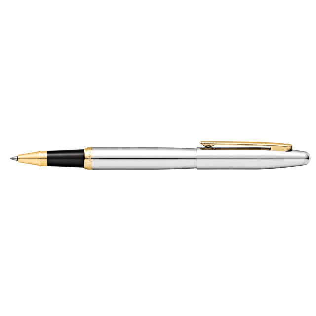 Sheaffer® VFM 9422 Polished Chrome Rollerball Pen With Gold-tone TRIM