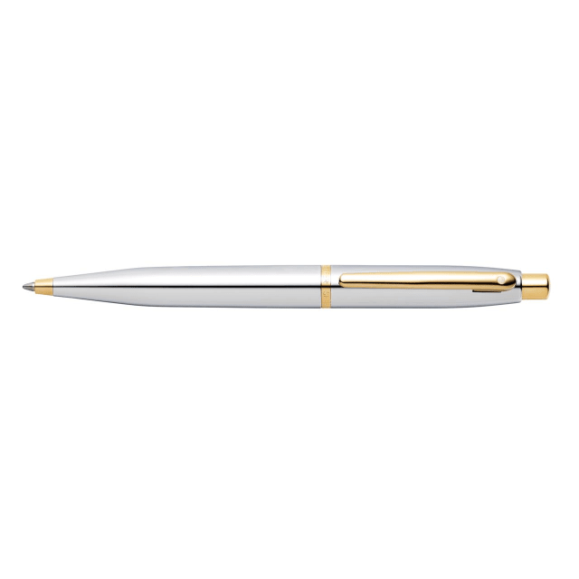 Sheaffer® VFM 9422 Polished Chrome Ballpoint Pen With Gold-tone TRIM